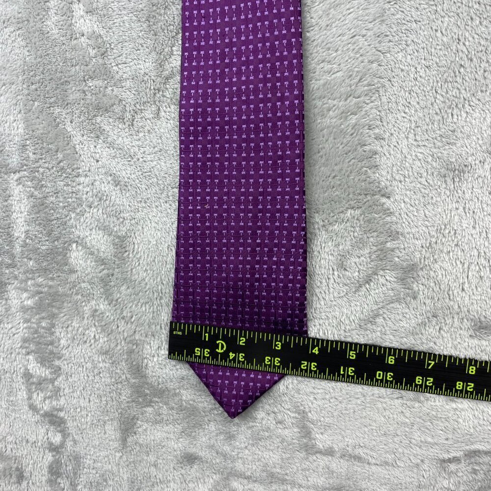 Steve Harvey Collection Men's Classic 100% Silk Neck Tie - Picture 2 of 4